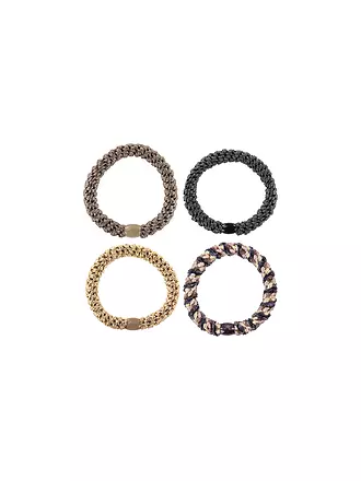 KKNEKKI | Haargummi 4er Pkg BUNDLE 29 | braun